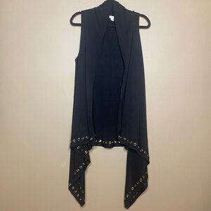 Fashionable New York & Company Long Grommet Sweater Vest